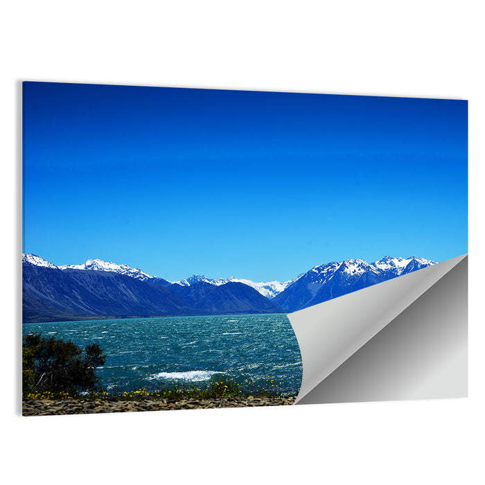 Lake Ohau Snow Peaks Wall Art as a poster print
