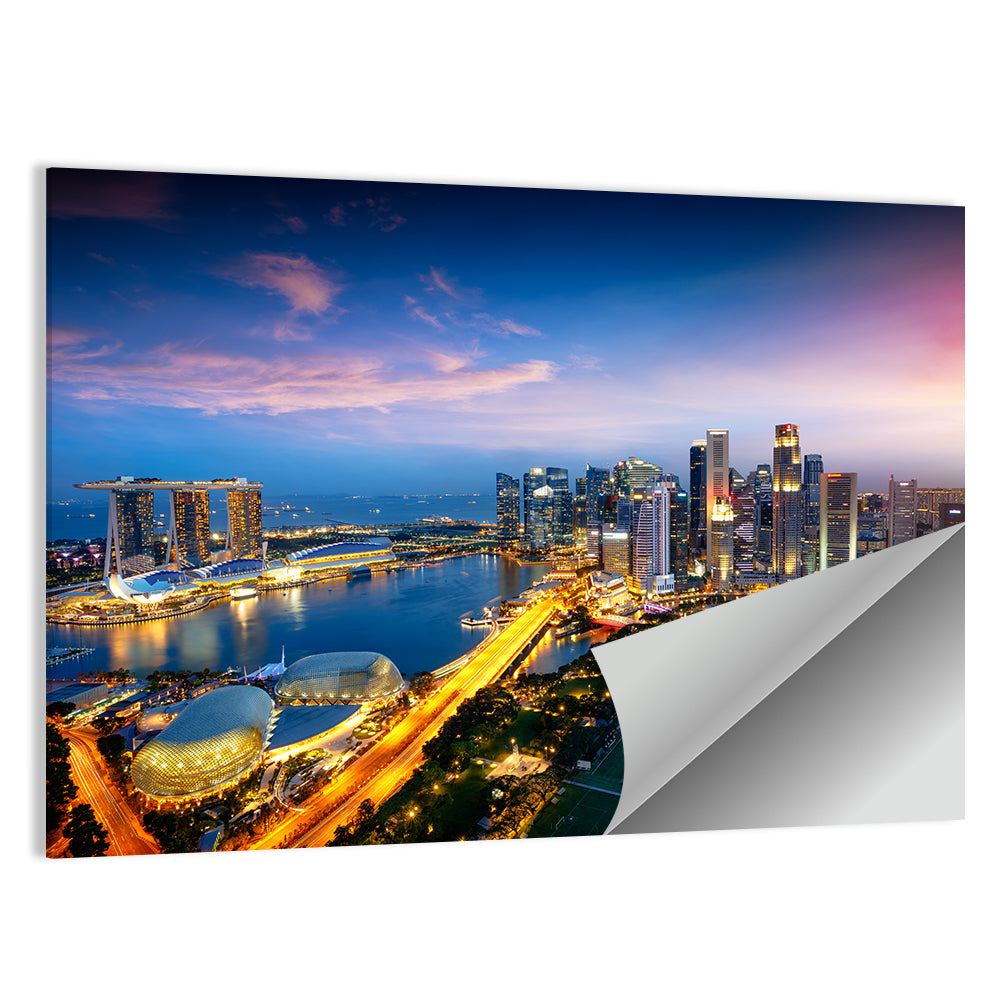 Singapore Cityscape Wall Art