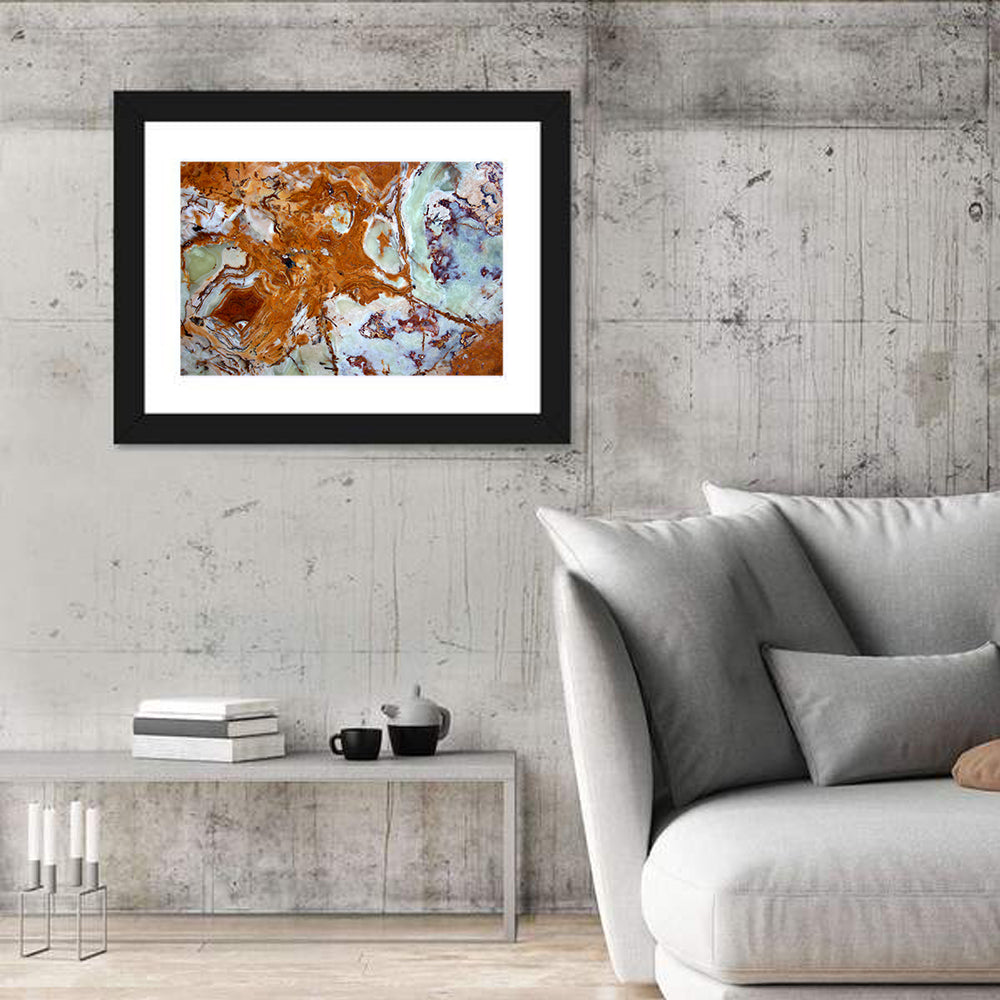 Onyx Texture Abstract Wall Art