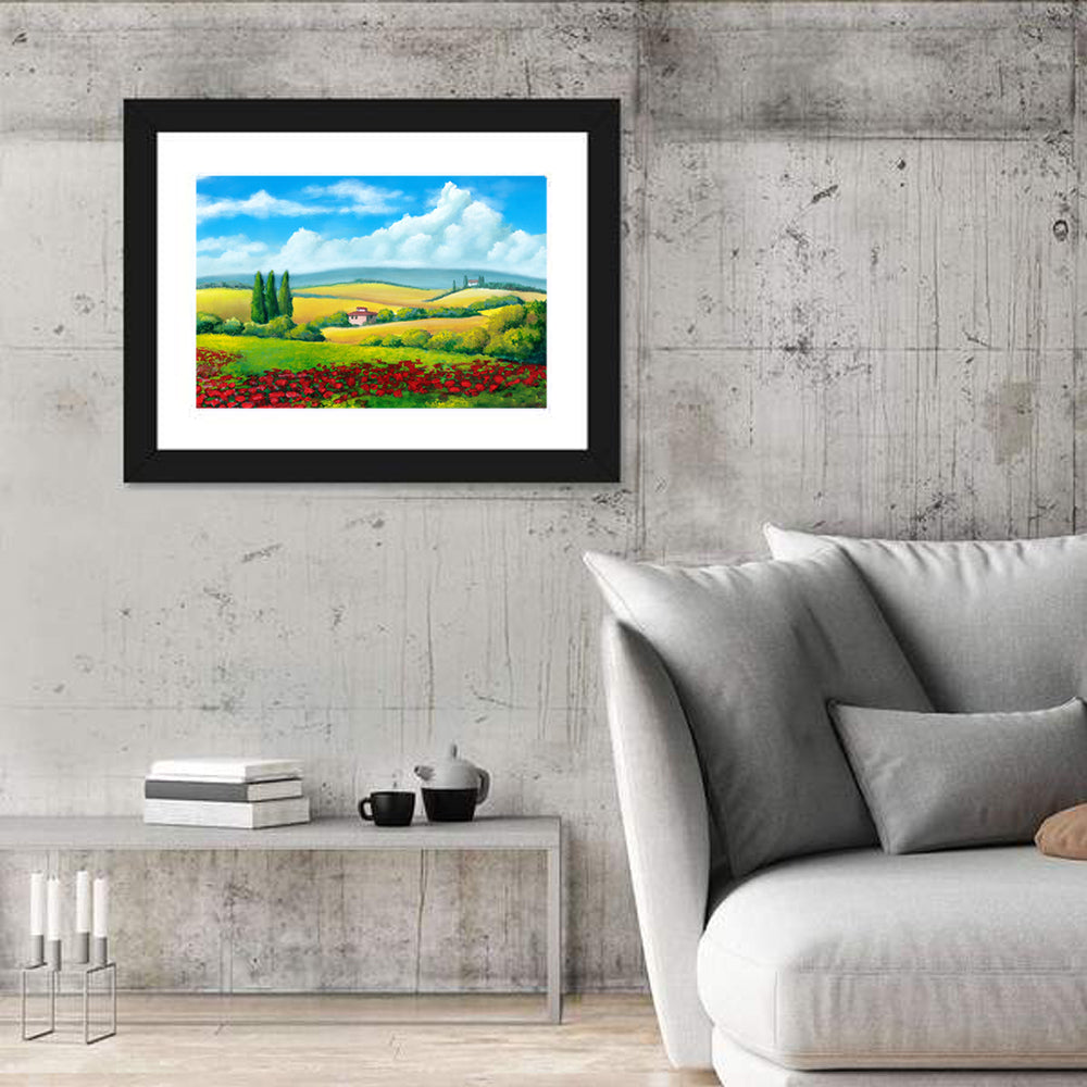 Tuscany Farmland Wall Art