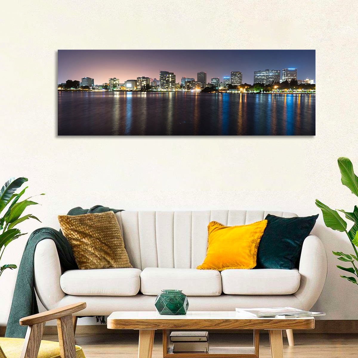 Oakland Skyline from Lake Merritt Wall Art
