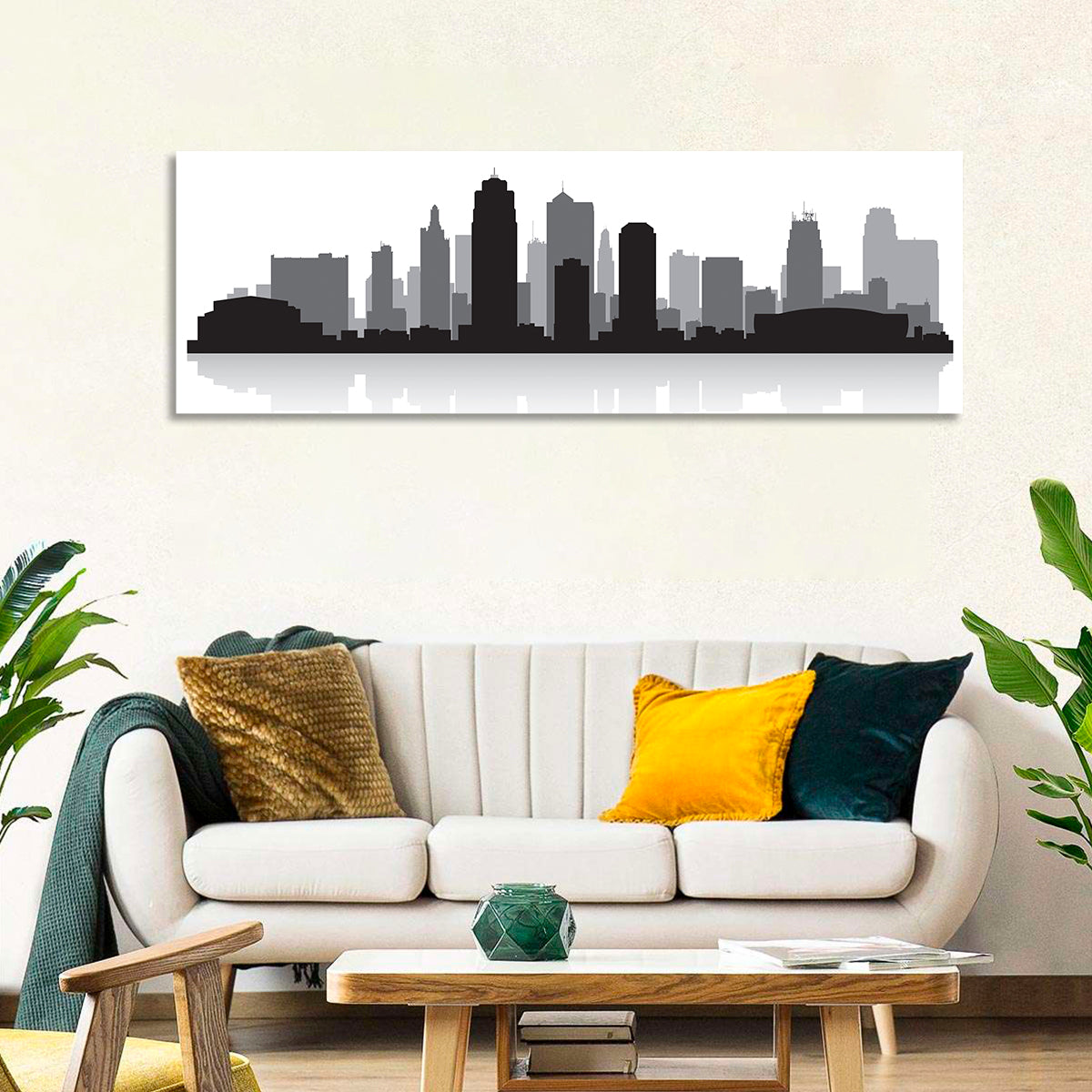 Kansas City Skyline Wall Art
