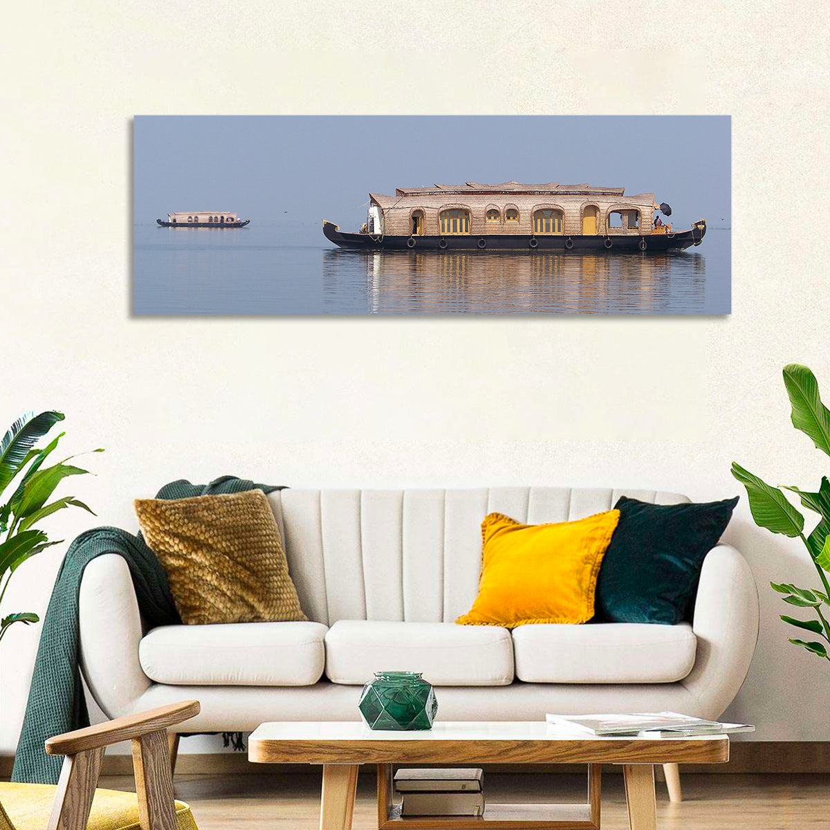 Vembanad Lake Houseboat Wall Art