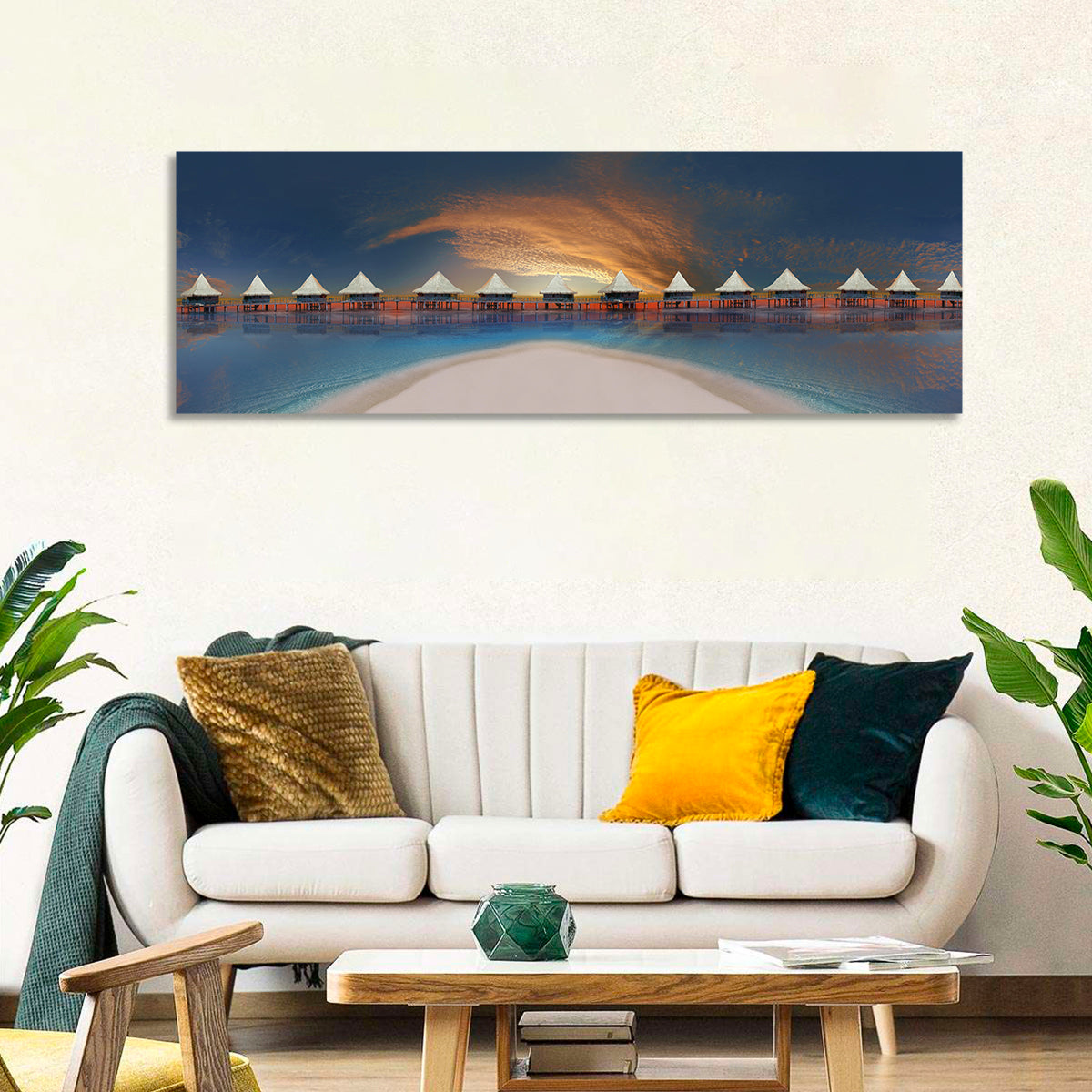 Beach Bungalows Wall Art