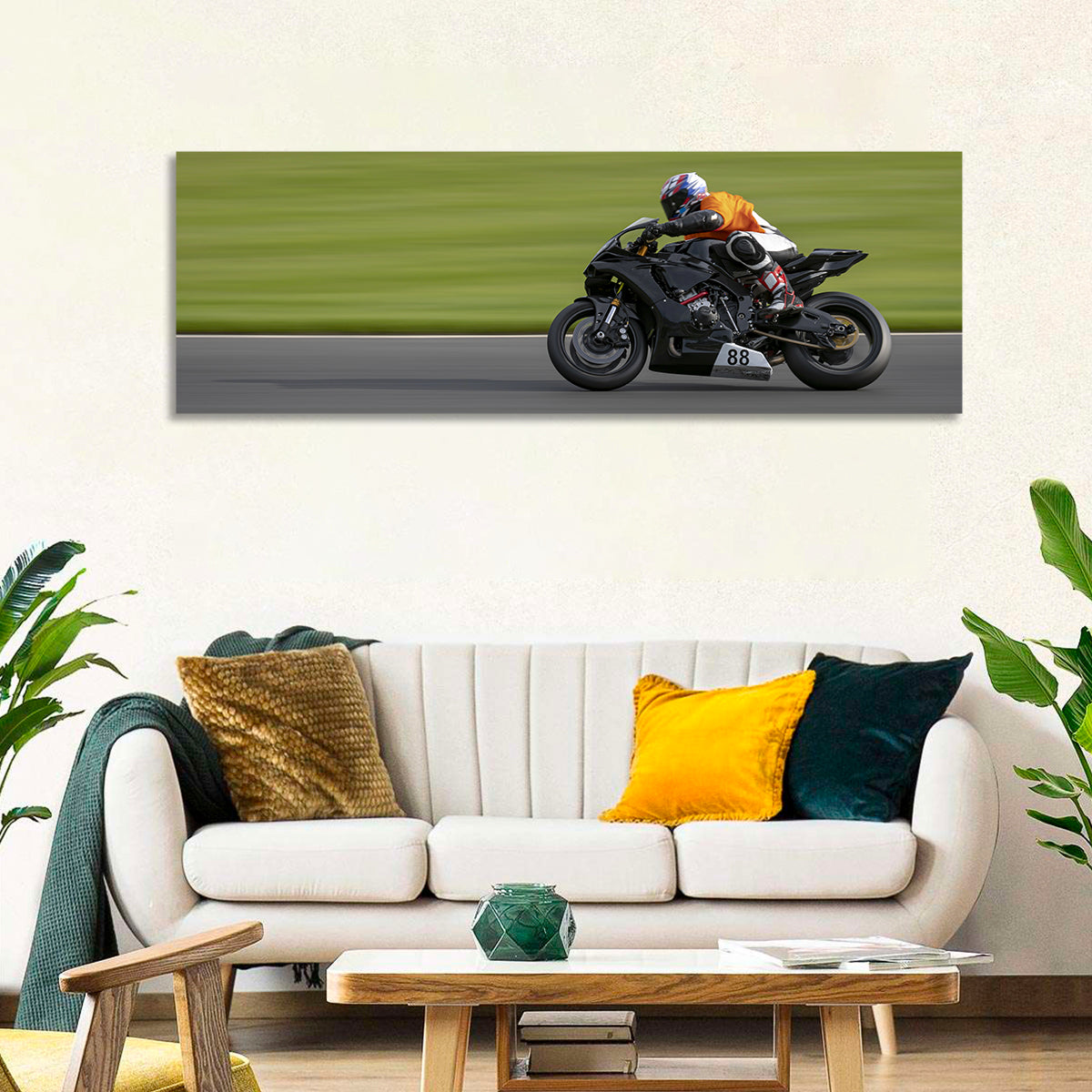 Racing Motorbike Wall Art
