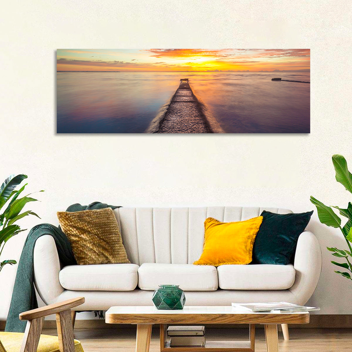 Sea Stone Pier Wall Art
