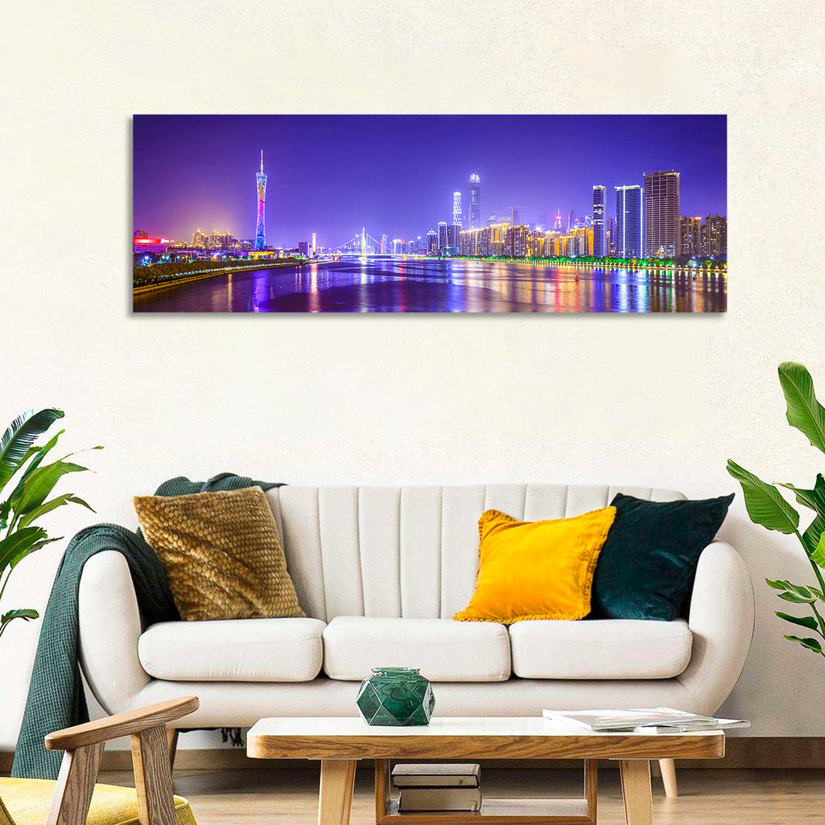 Guangzhou City Skyline Wall Art