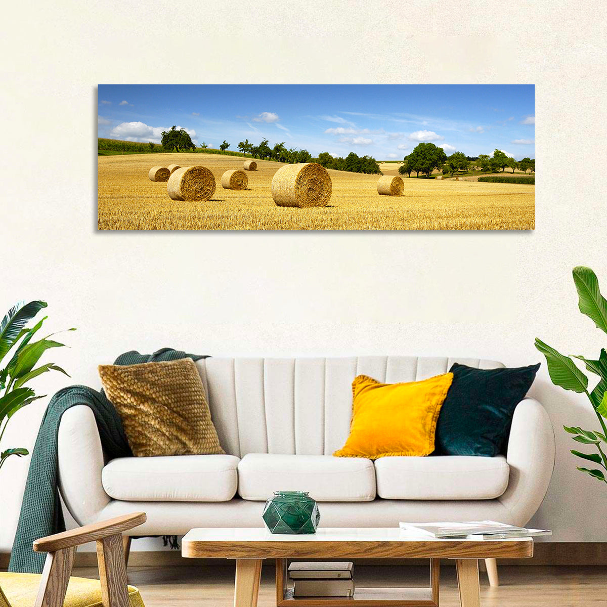 Straw Bales Wall Art