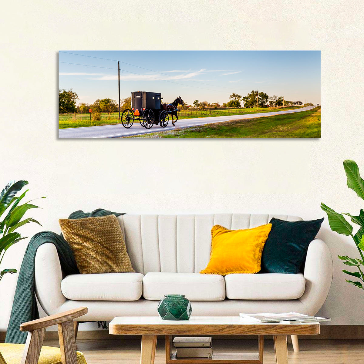 Horse and Buggy Amish Oklahoma Wall Art