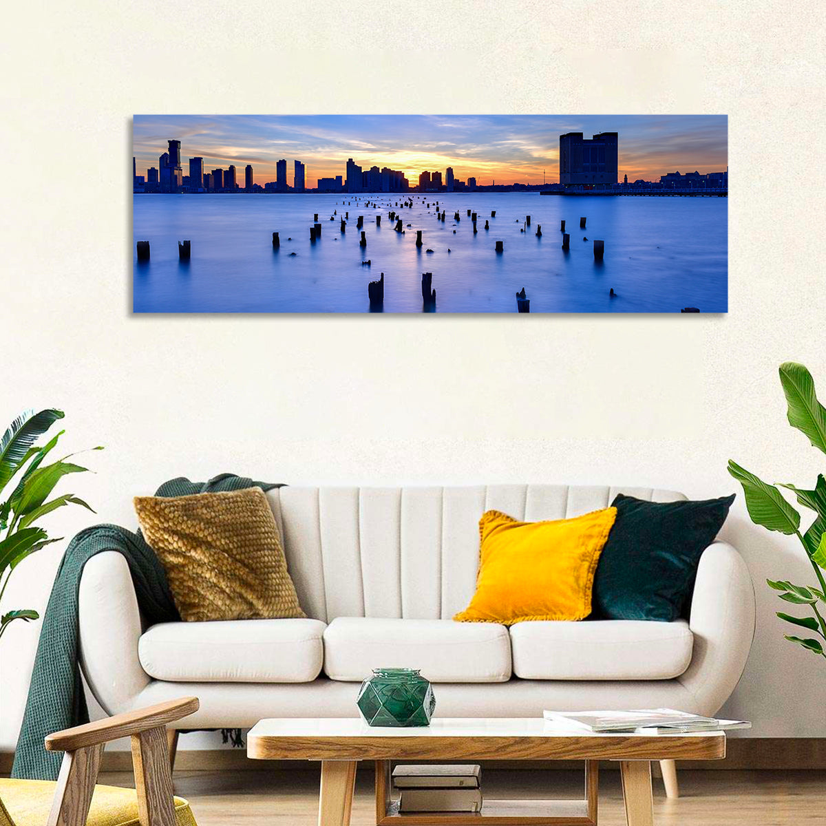 New Jersey Skyline Wall Art