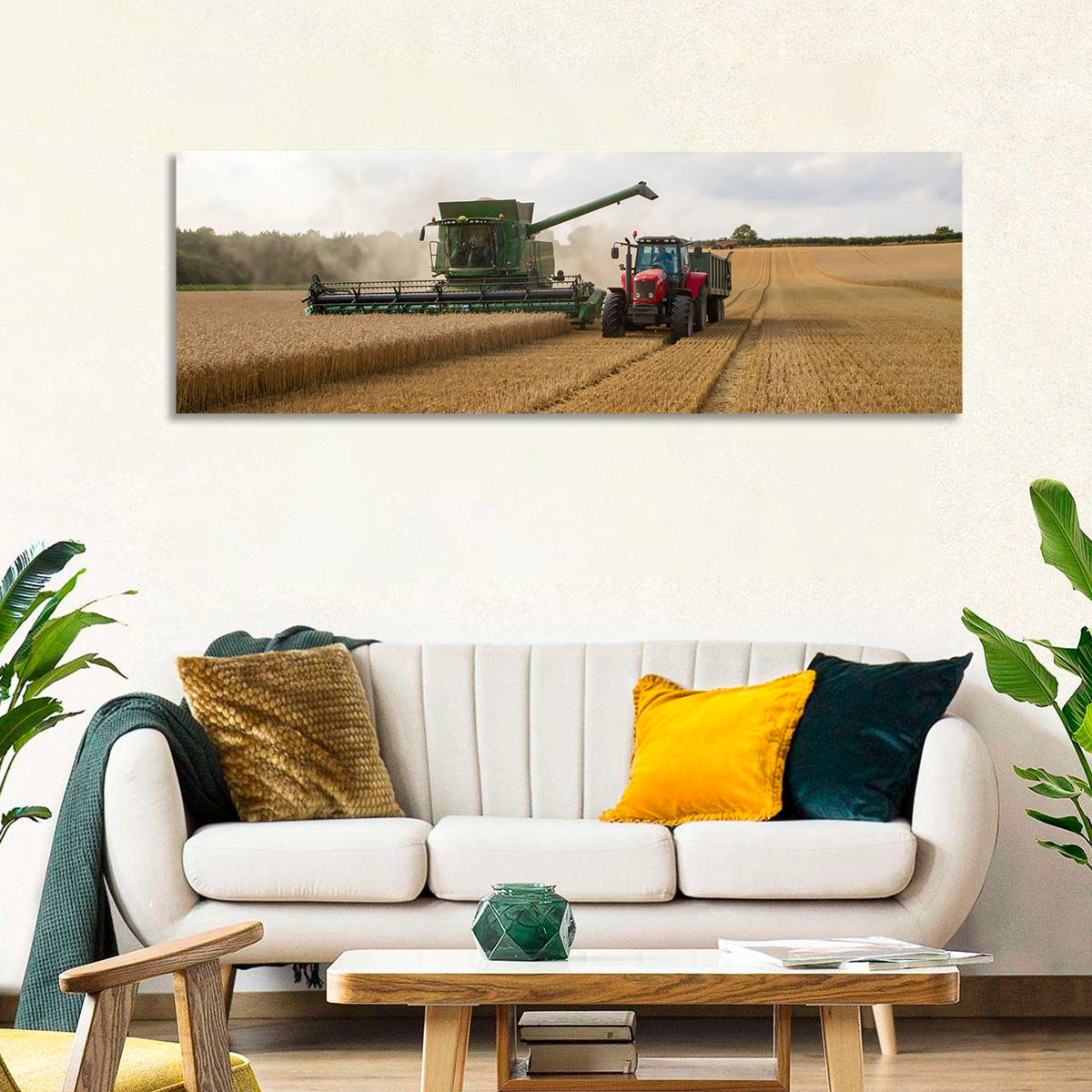 Crop Harvesting Wall Art
