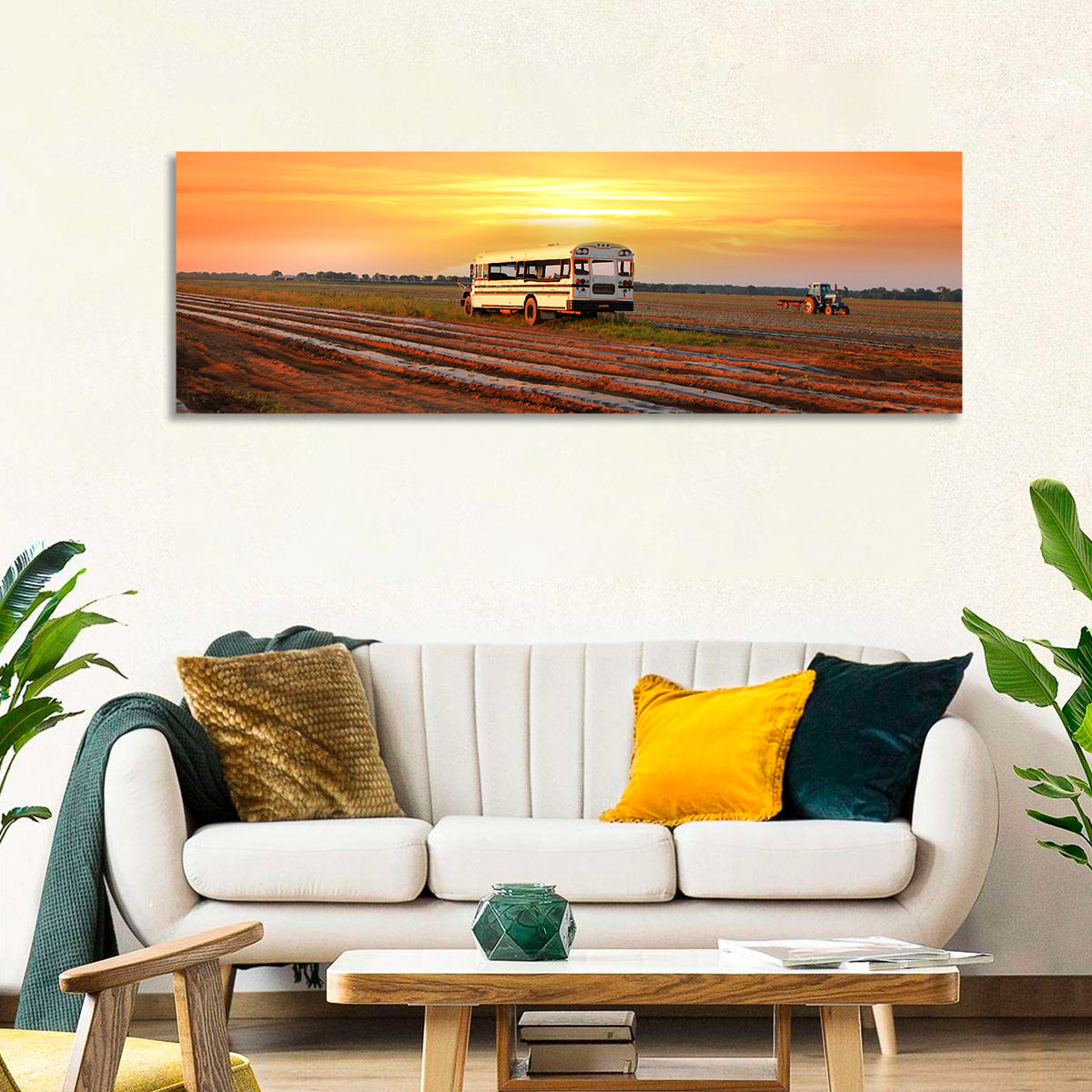 Farms Field Rural Indiana Wall Art