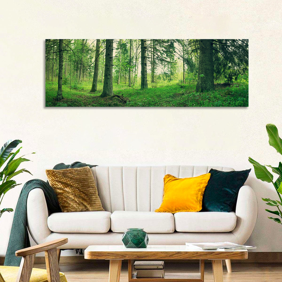 Green Forest Wall Art