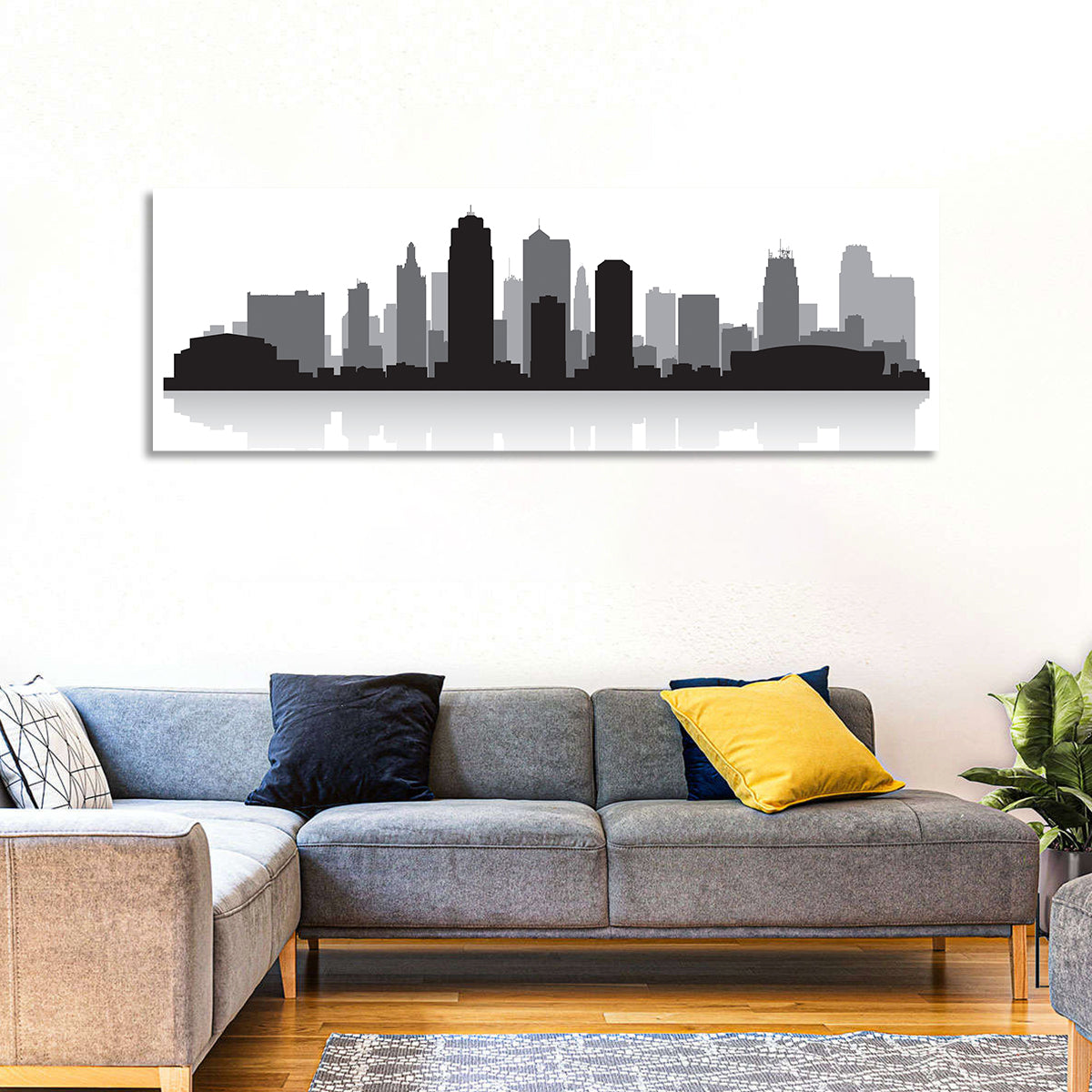 Kansas City Skyline Wall Art