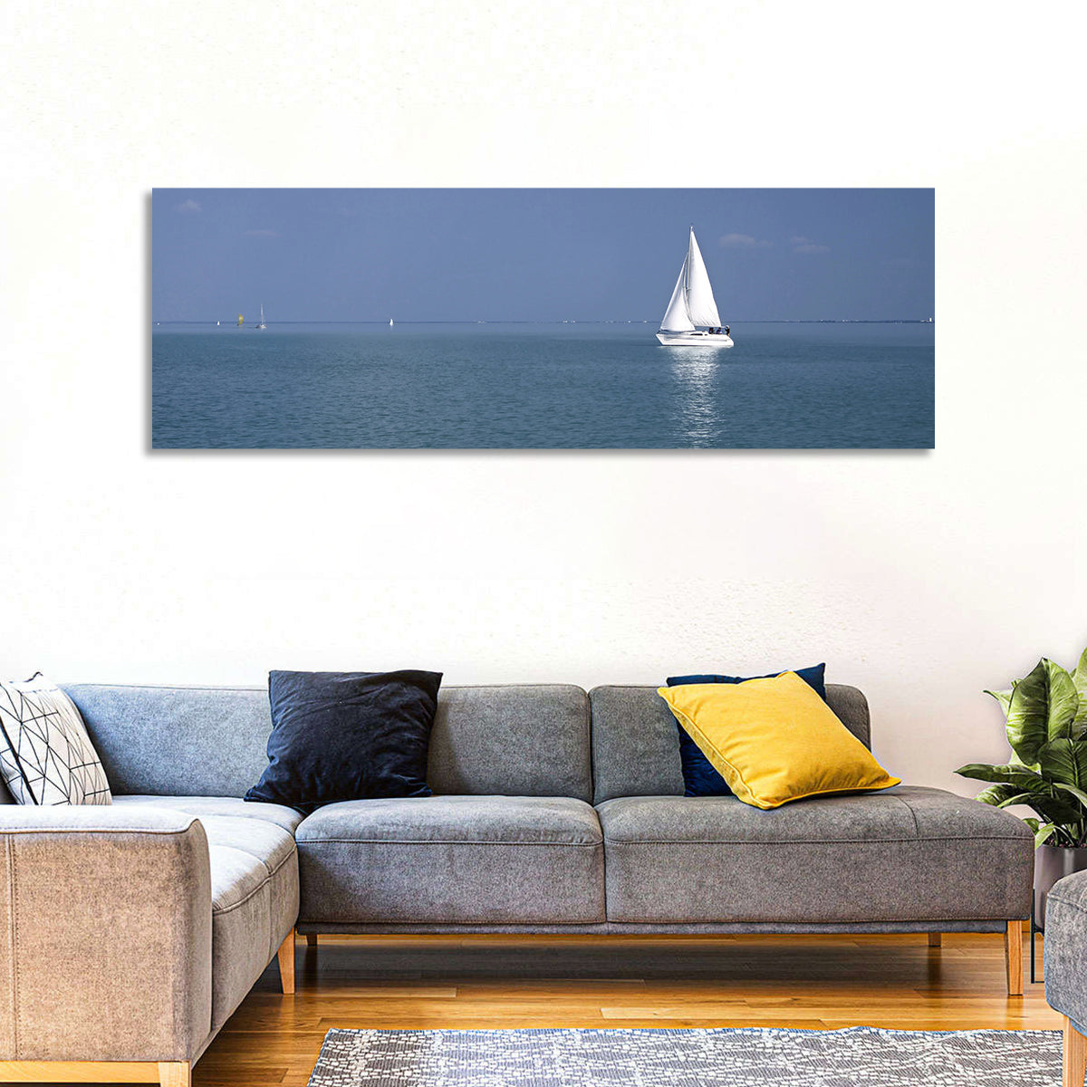 Lake Balaton Sailboat Wall Art