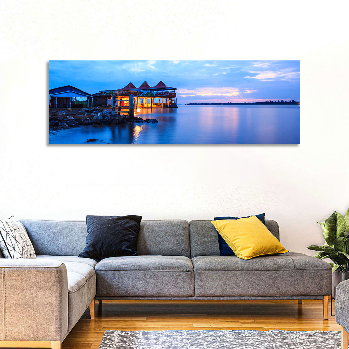 Restaurant on Lake Victoria Wall Art