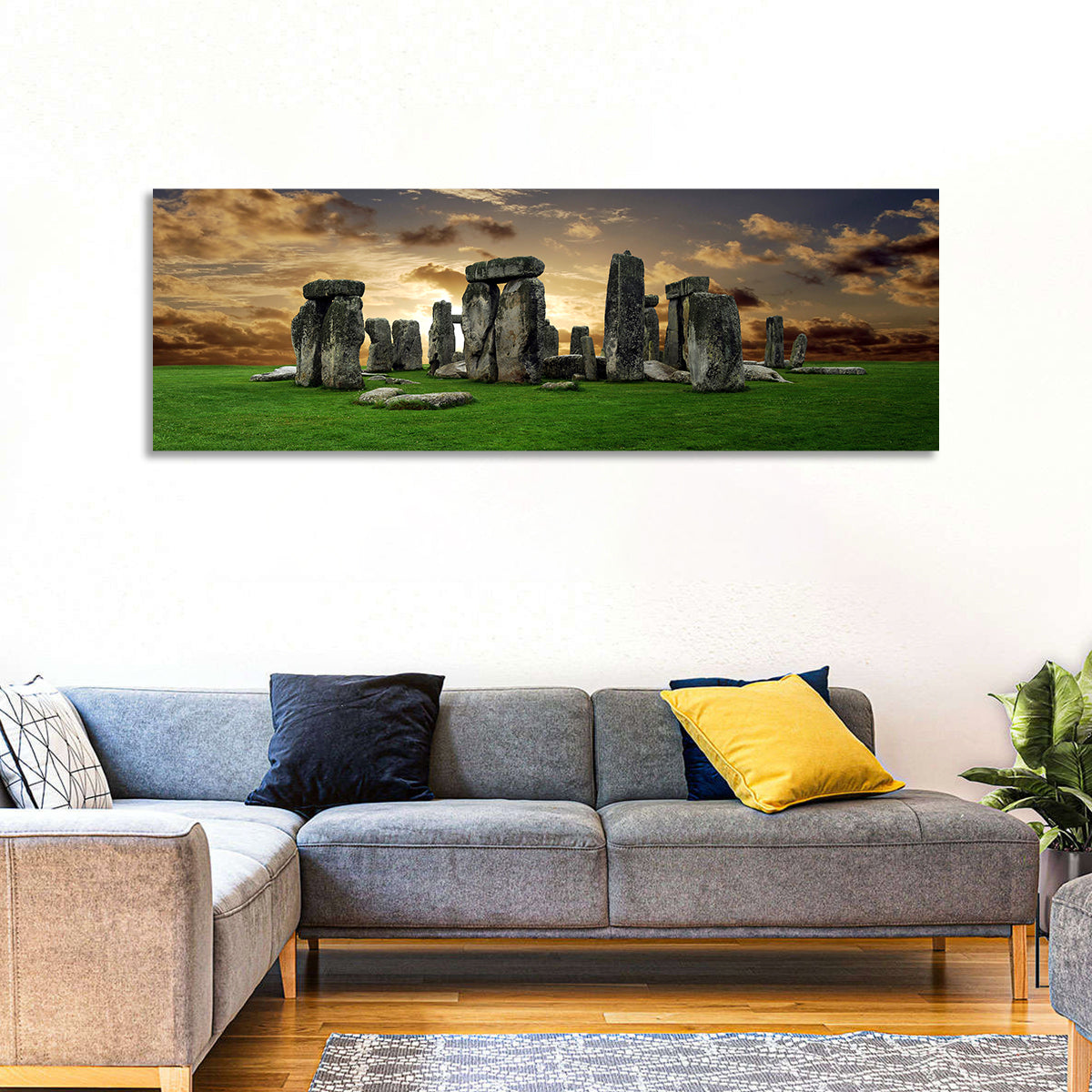 Stonehenge Sunset Wall Art