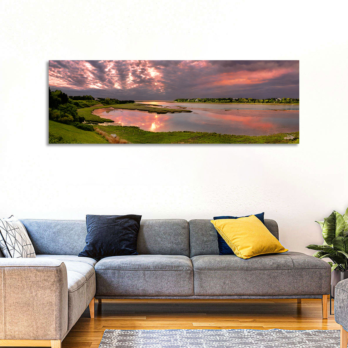 Cape Cod Cloudy Sunrise Wall Art