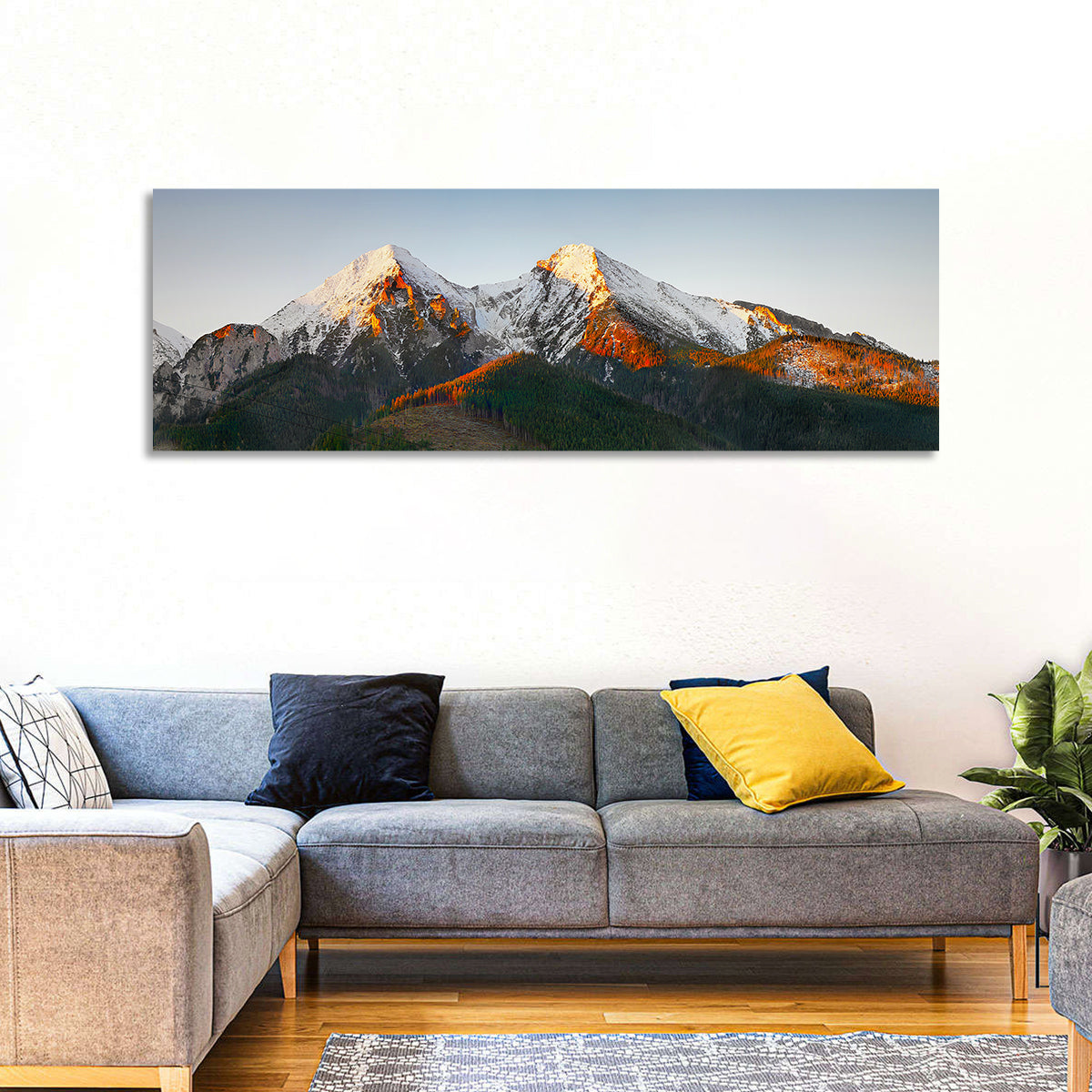 Snow Capped Peaks Wall Art