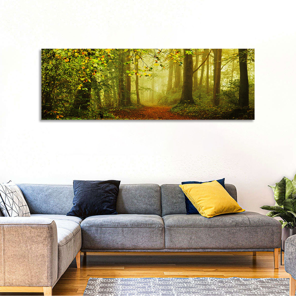 Smoggy Forest Wall Art
