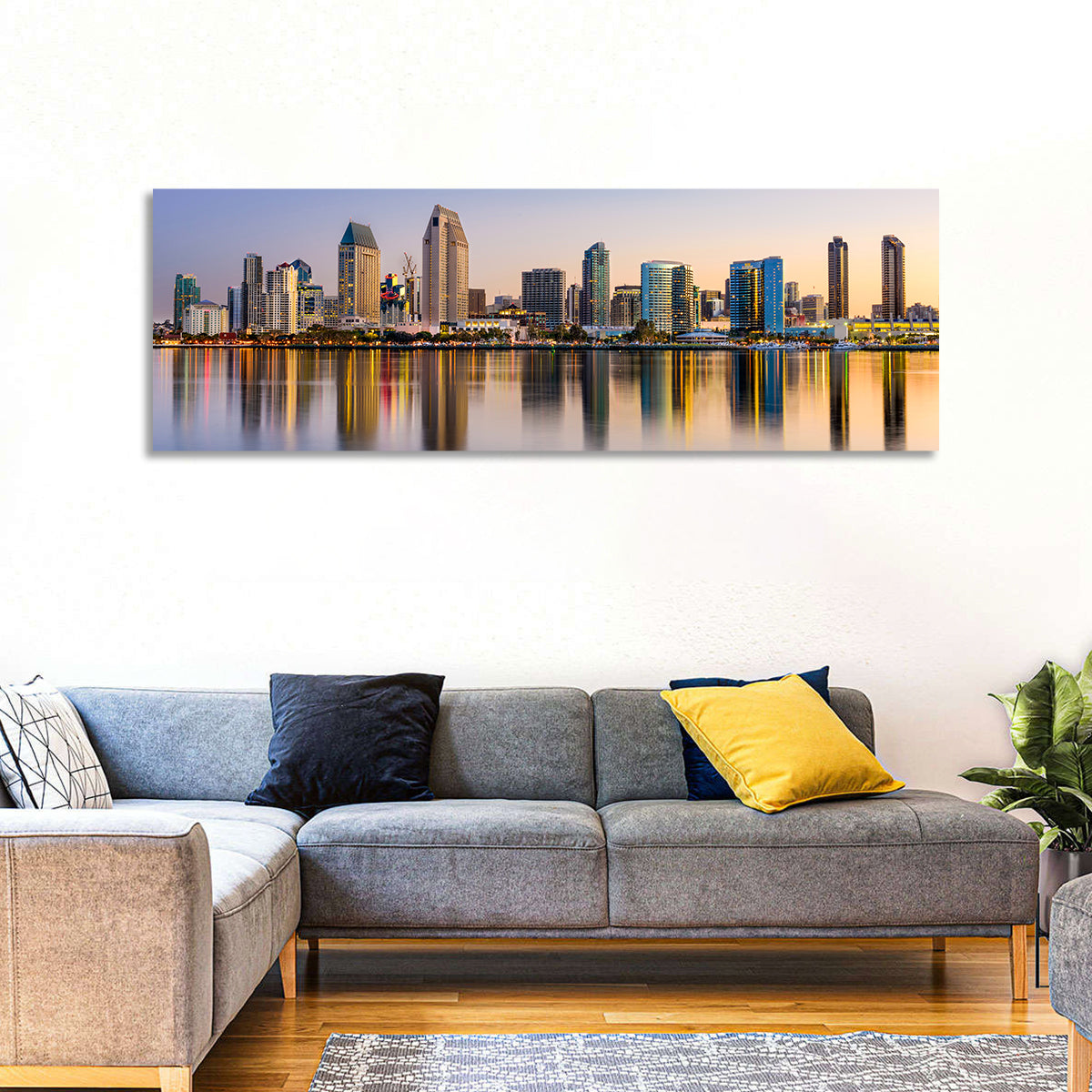 San Diego Skyline Wall Art