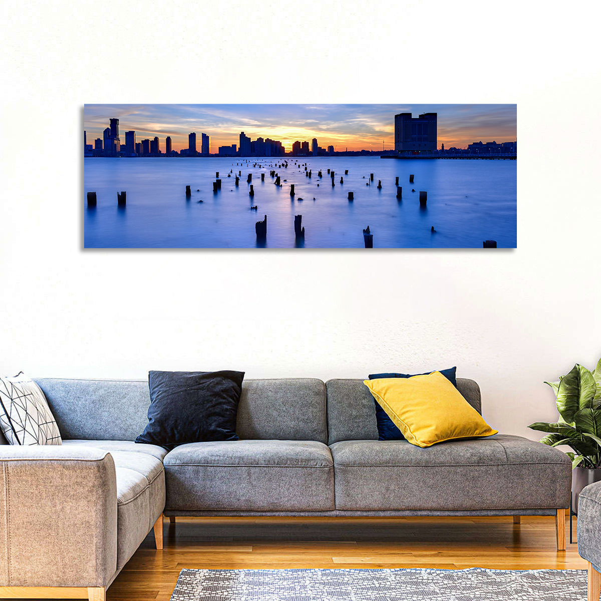 New Jersey Skyline Wall Art