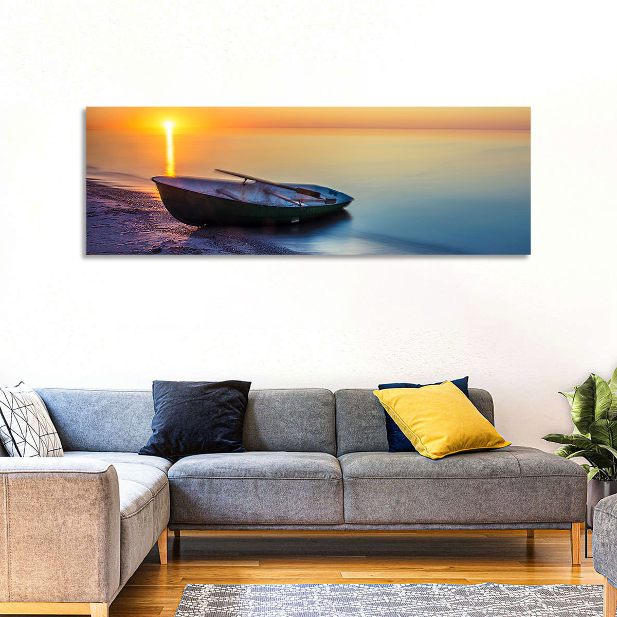 Fishing Boat & Seascape Wall Art