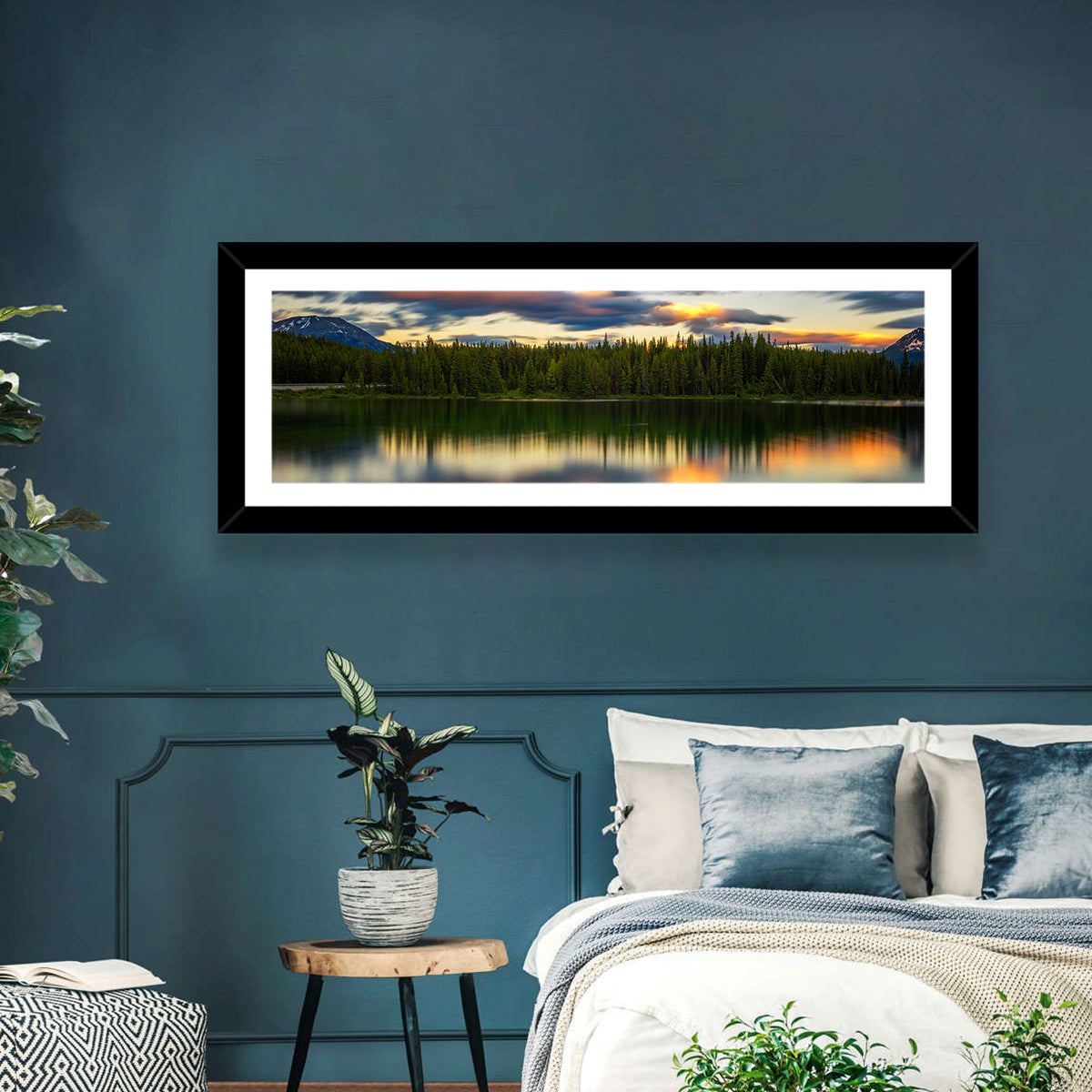 Herbert Lake Sunset Wall Art