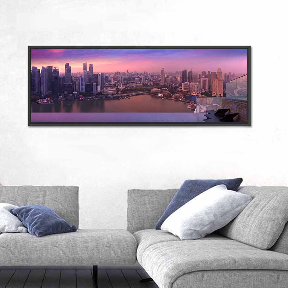 Singapore Skyline Wall Art