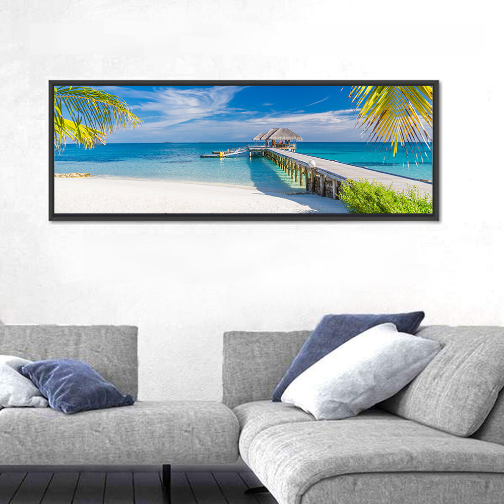 Maldives Beach Wall Art