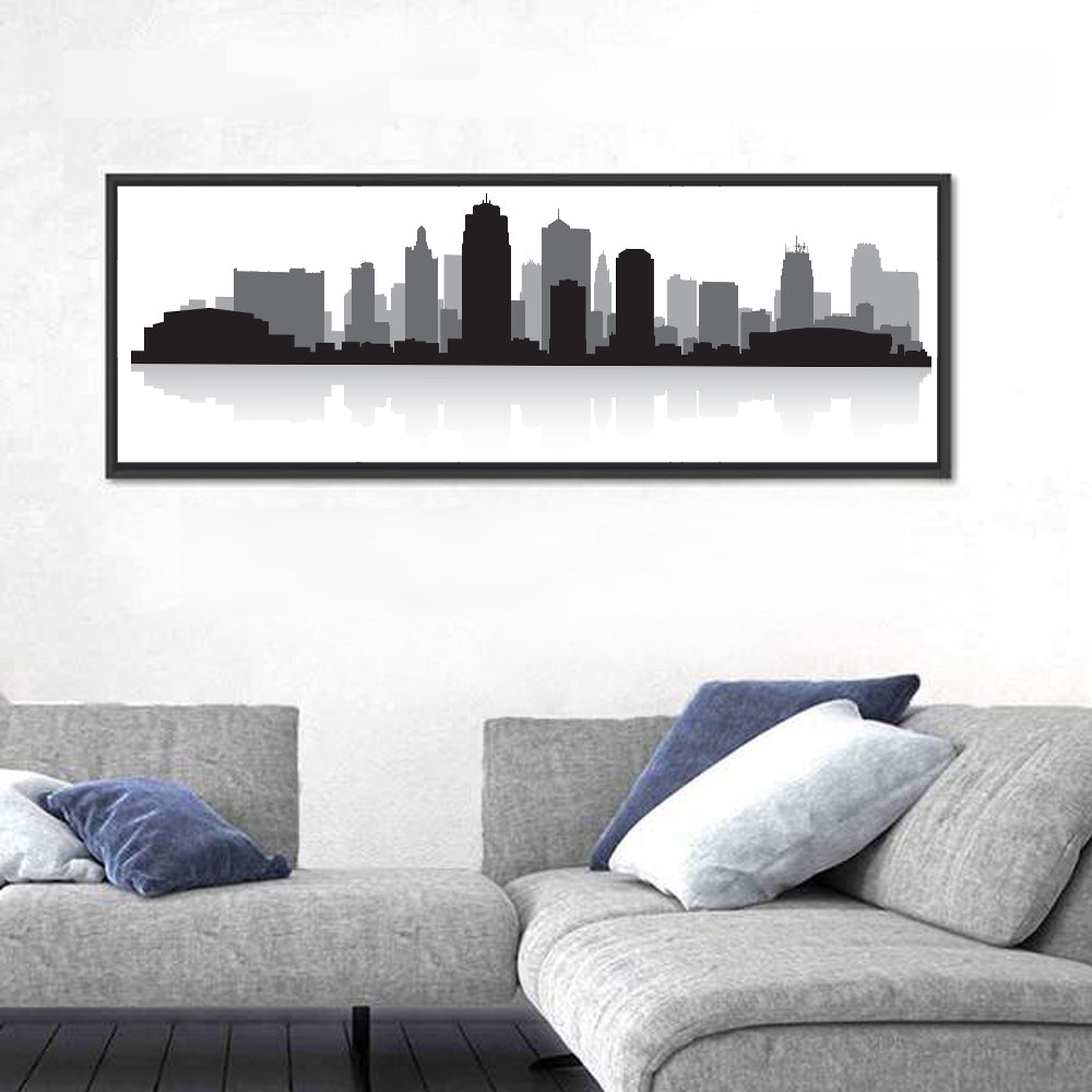 Kansas City Skyline Wall Art