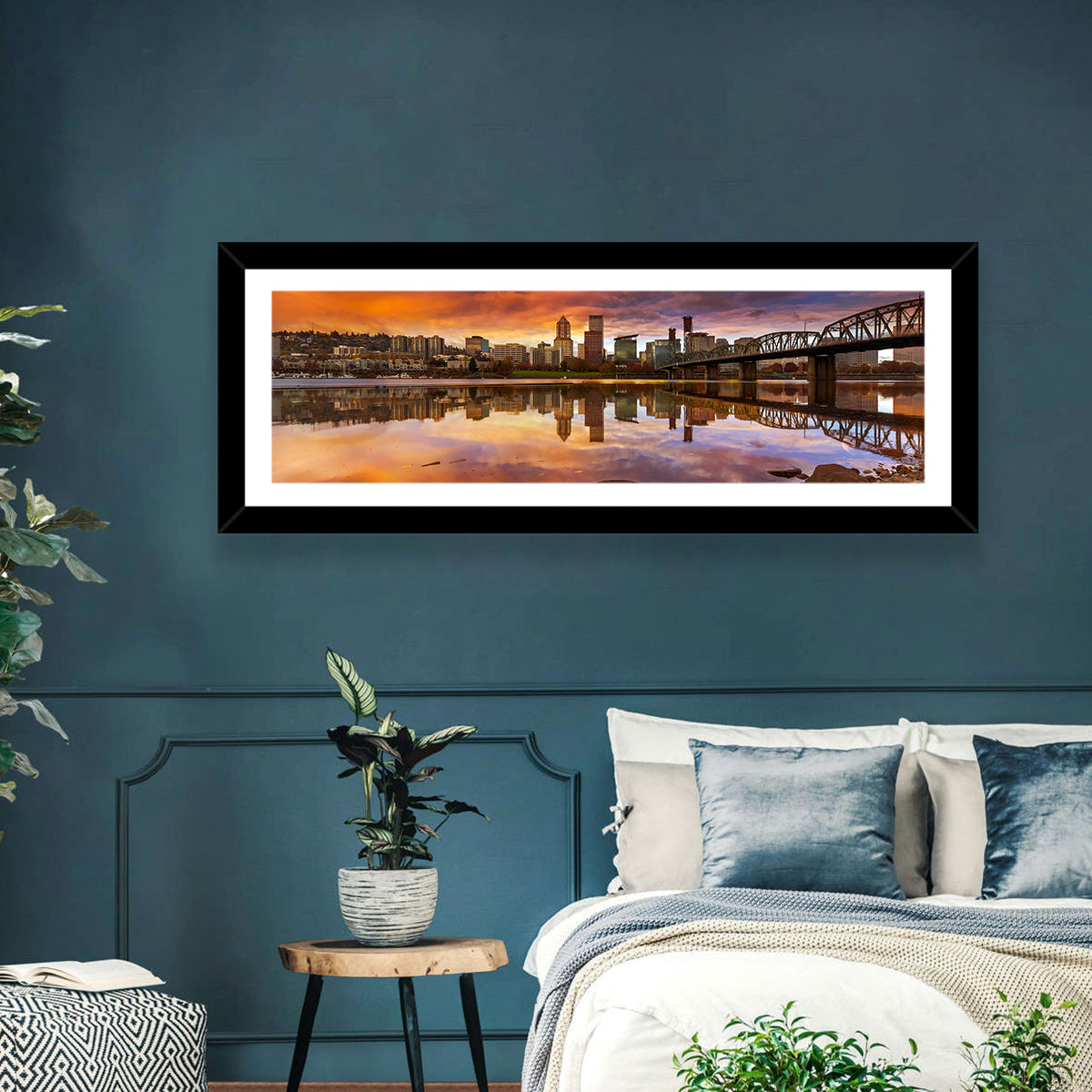 Portland Downtown Skyline Wall Art