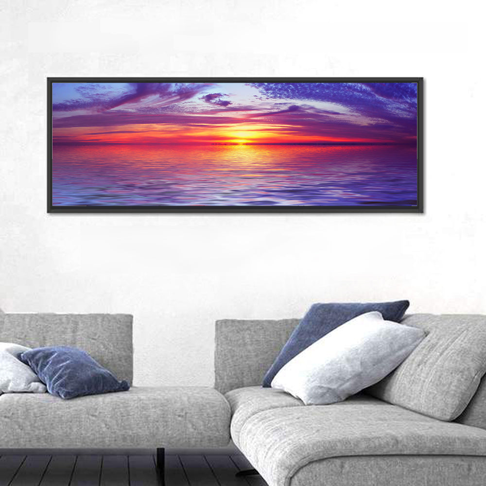 Bay Beach Sunset Wall Art