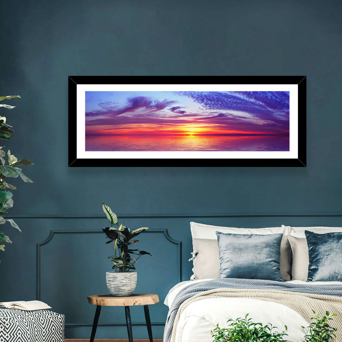 Bay Beach Sunset Wall Art