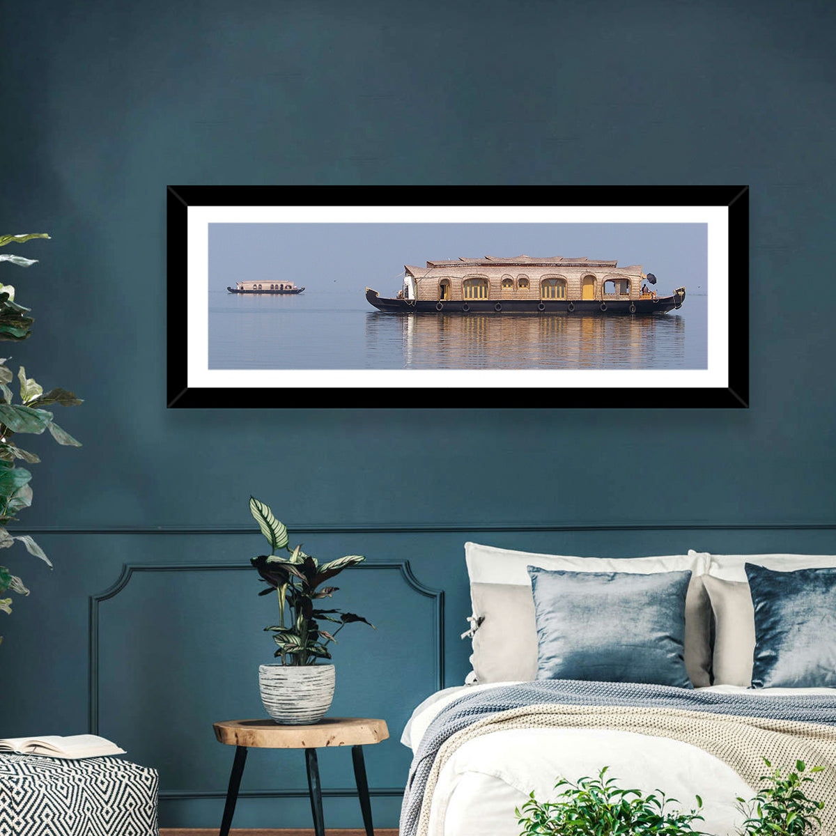 Vembanad Lake Houseboat Wall Art
