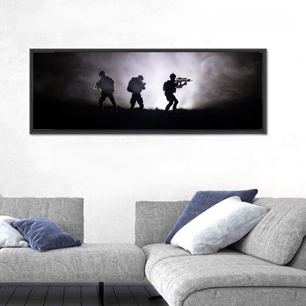 Military Soldiers in War Wall Art