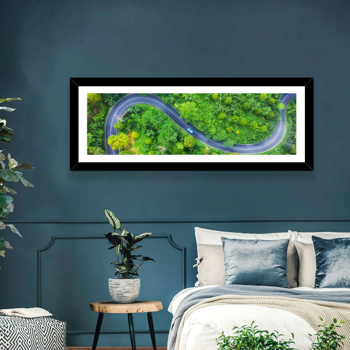 Summer Forest Road Wall Art