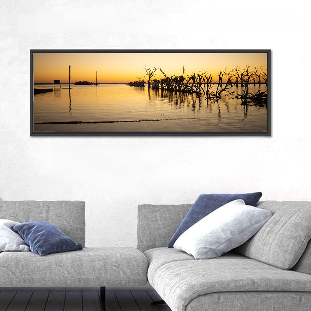 Lake Epecuen Sunset Wall Art