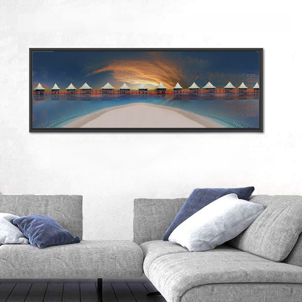 Beach Bungalows Wall Art