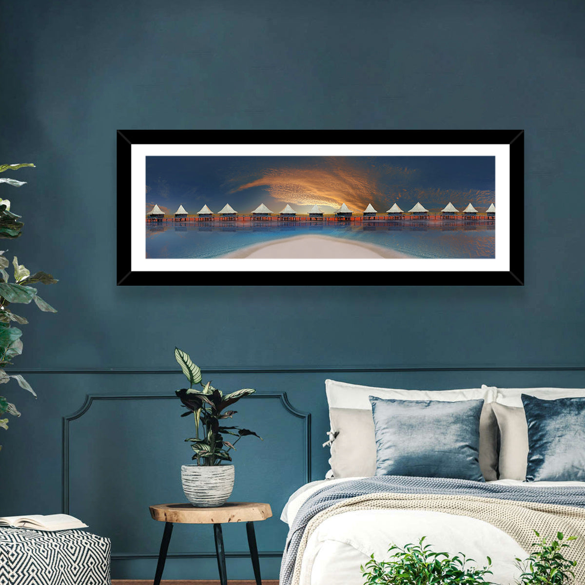 Beach Bungalows Wall Art