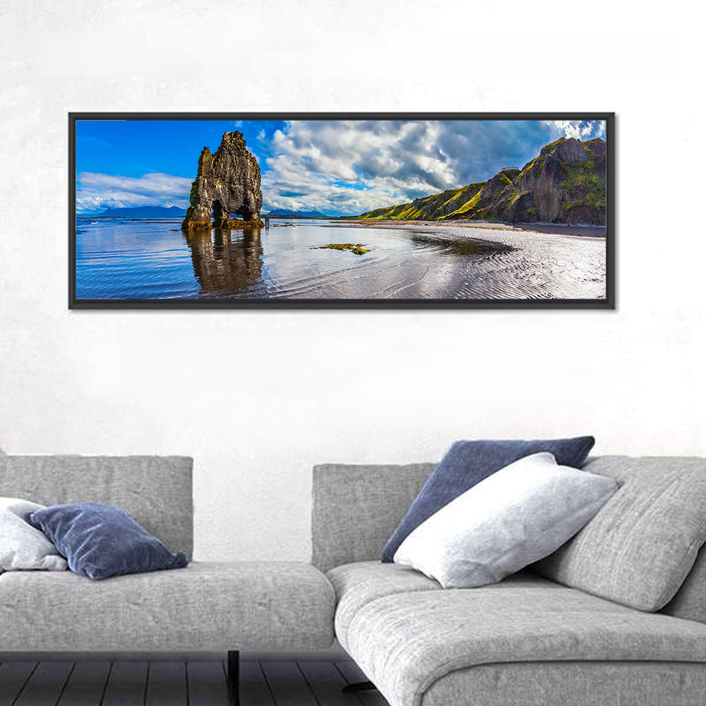 Rock Hvitserkur Sunset Wall Art