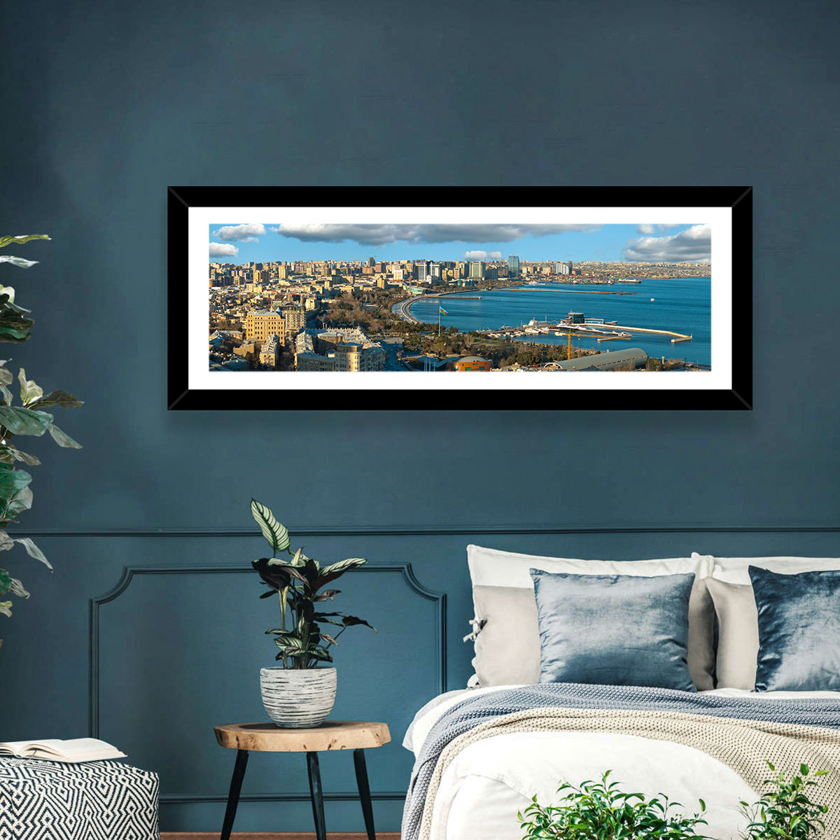 Baku Coastline Wall Art