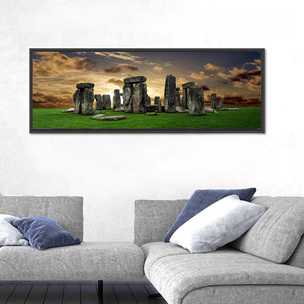 Stonehenge Sunset Wall Art