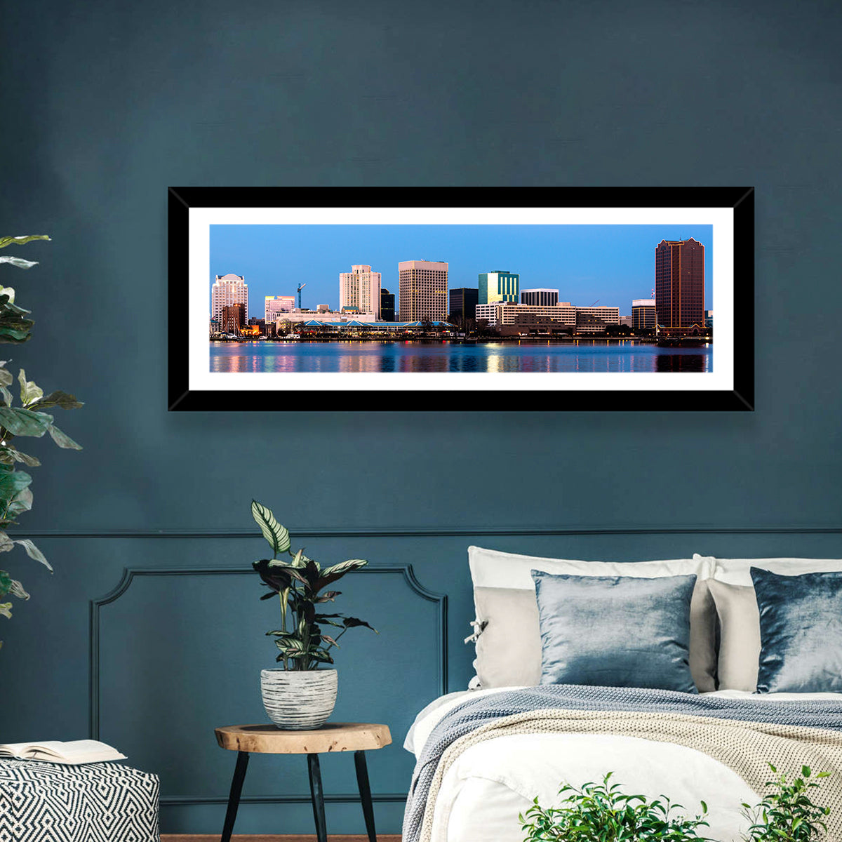 Norfolk Virginia Skyline Wall Art