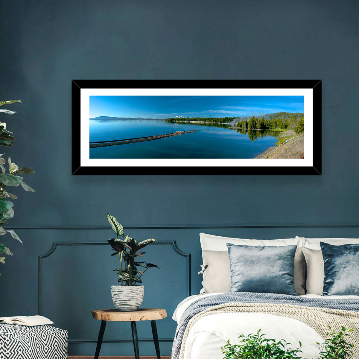 Yellowstone Lake Shore Wall Art