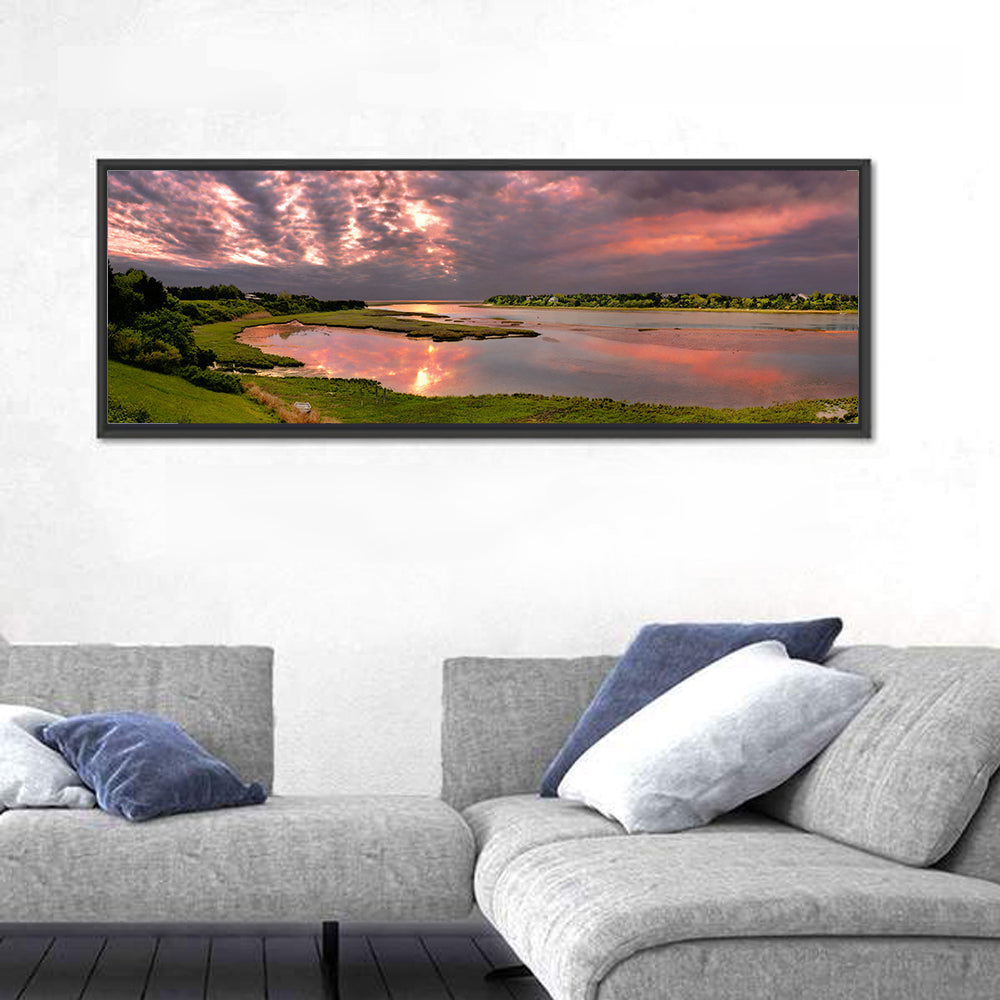 Cape Cod Cloudy Sunrise Wall Art
