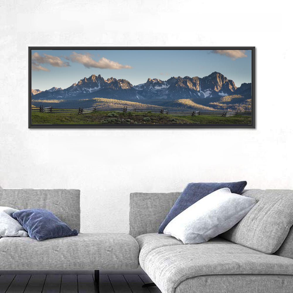 Sawtooth Mountain Range Wall Art