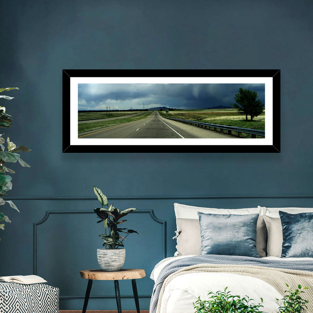 New Mexico Stormy Highway Wall Art