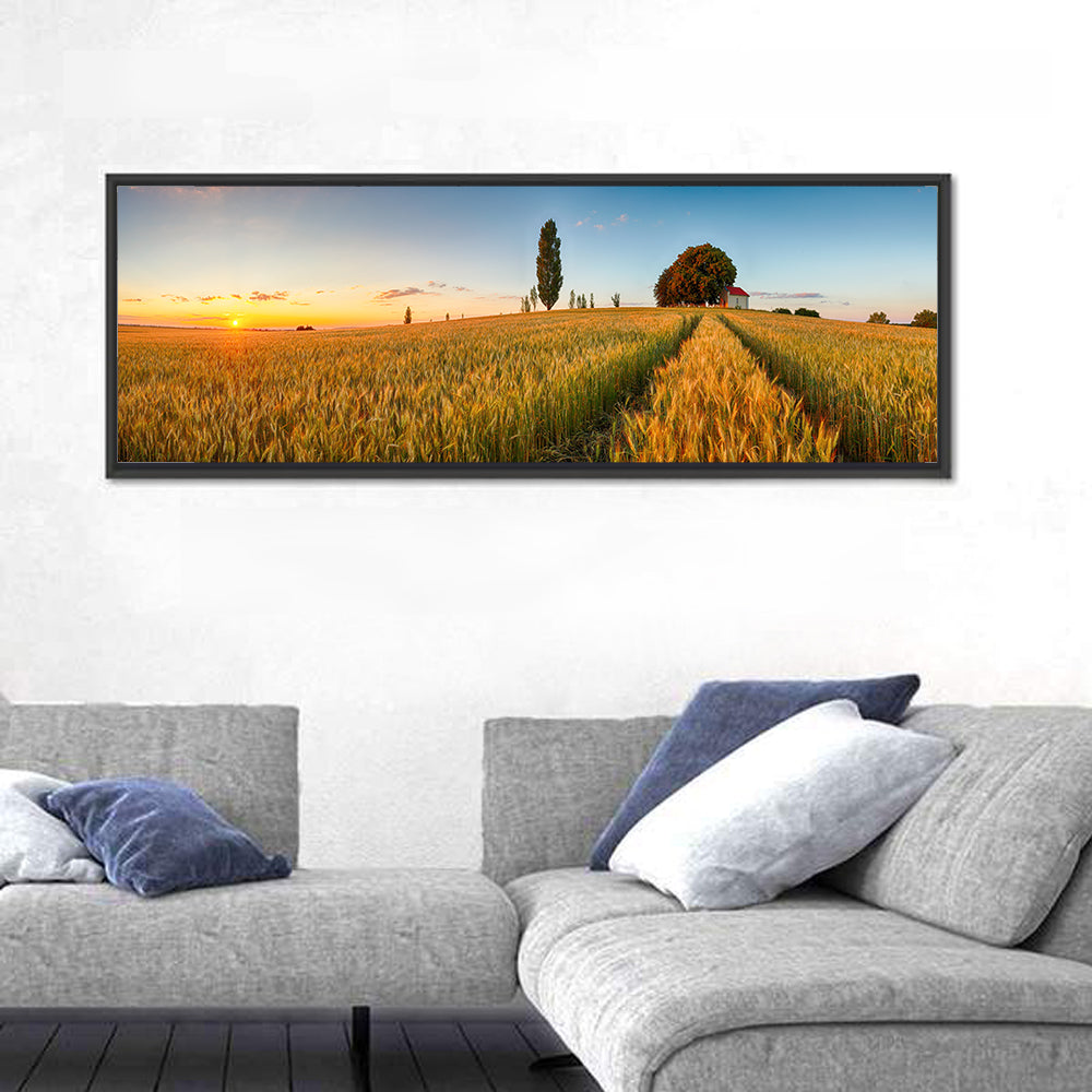 Summer Wheat Field Wall Art