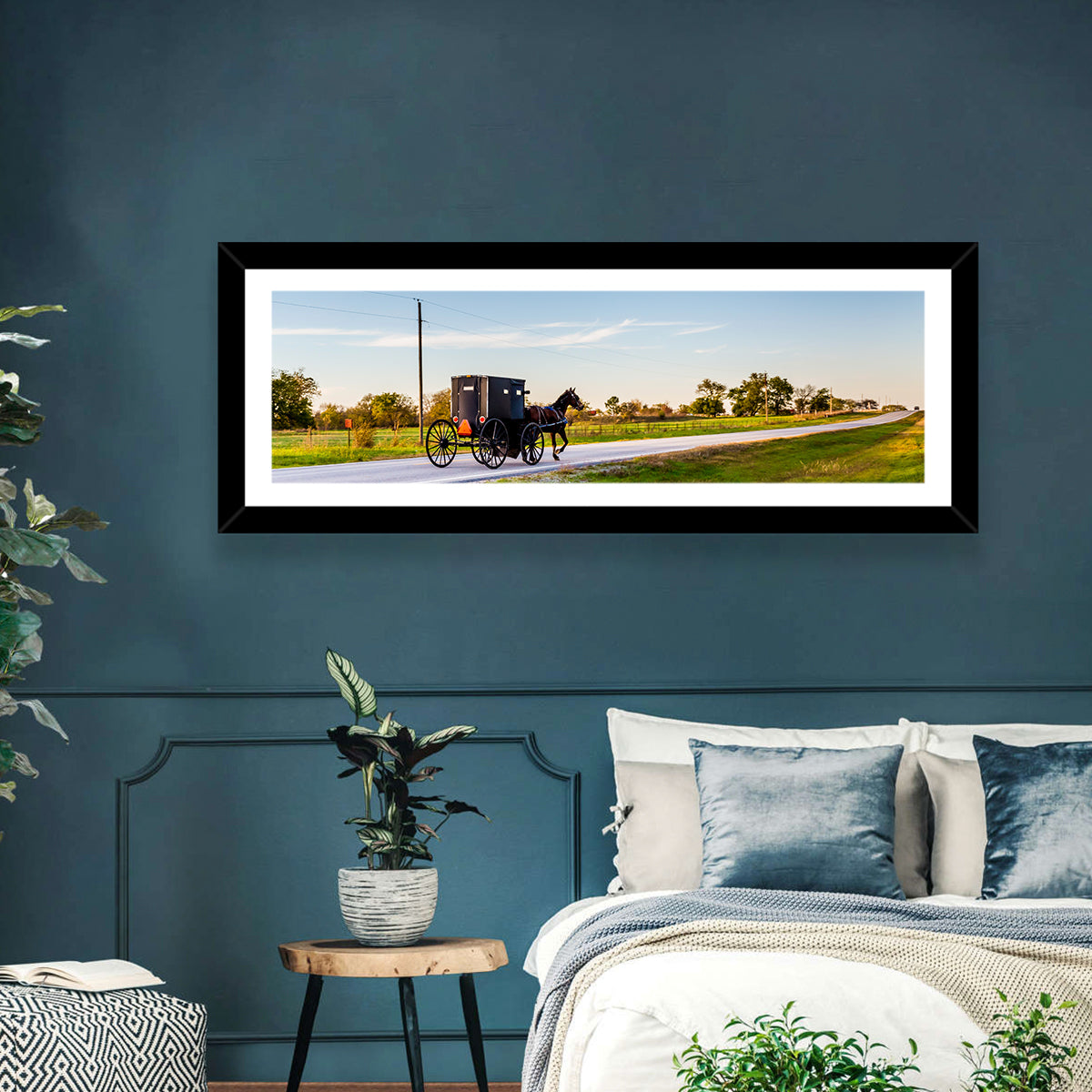 Horse and Buggy Amish Oklahoma Wall Art